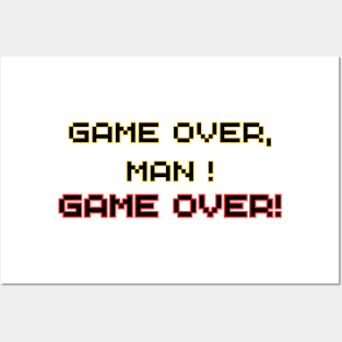 game over man !! Posters and Art